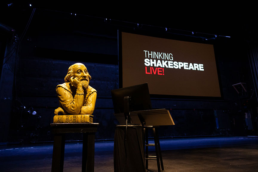 Thinking Shakespeare Live!, 2023. Photo by Rich Soublet II.