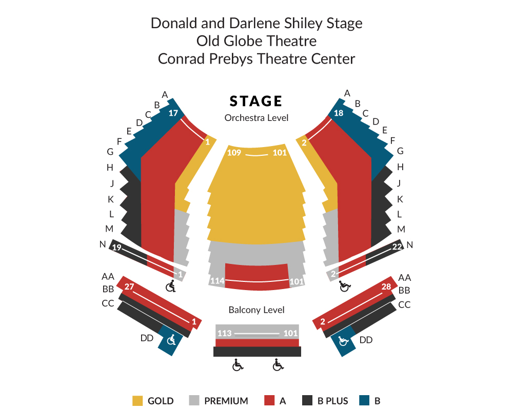 Lowell Davies Festival Theatre Seating Chart