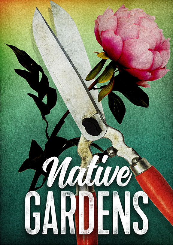 Native Gardens, written by Karen Zacarías, and directed by Edward Torres, runs May 26 – June 24, 2018 at The Old Globe. Artwork courtesy of The Old Globe.