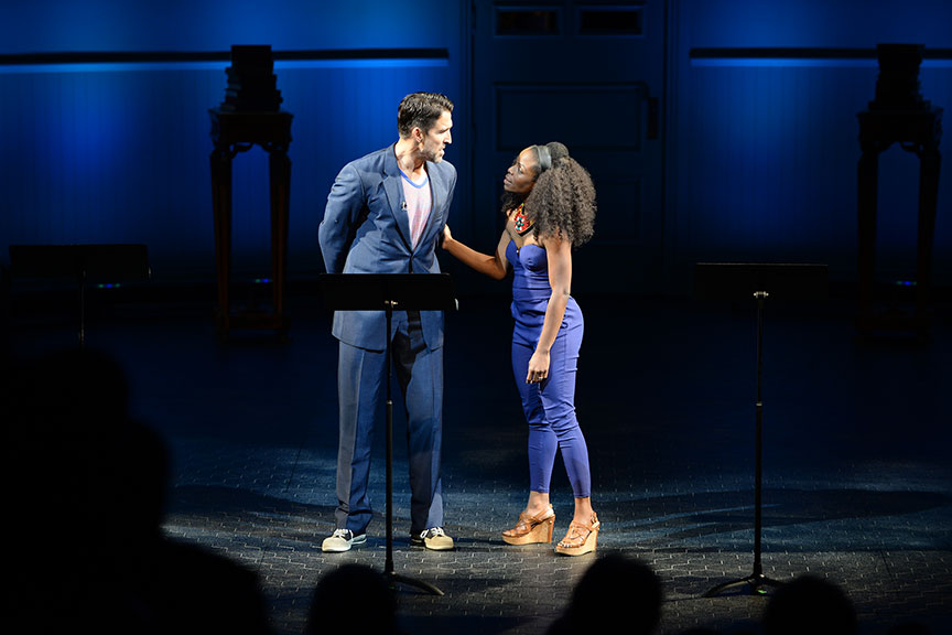 Jonathan Cake and Marsha Stephanie Blake, who will star in the Globe's production of Macbeth this summer, joined a constellation of luminaries to perform in Shakespeare in America