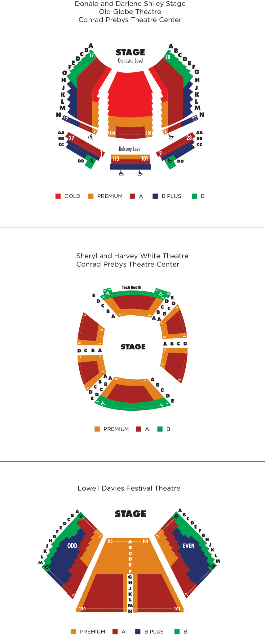 Broadway San Diego Seating Chart