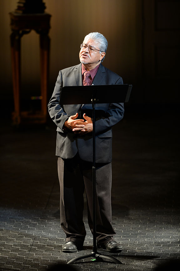Luiz Rodriguez, Poet Laureate of Los Angeles, joined a constellation of luminaries to perform in Shakespeare in America