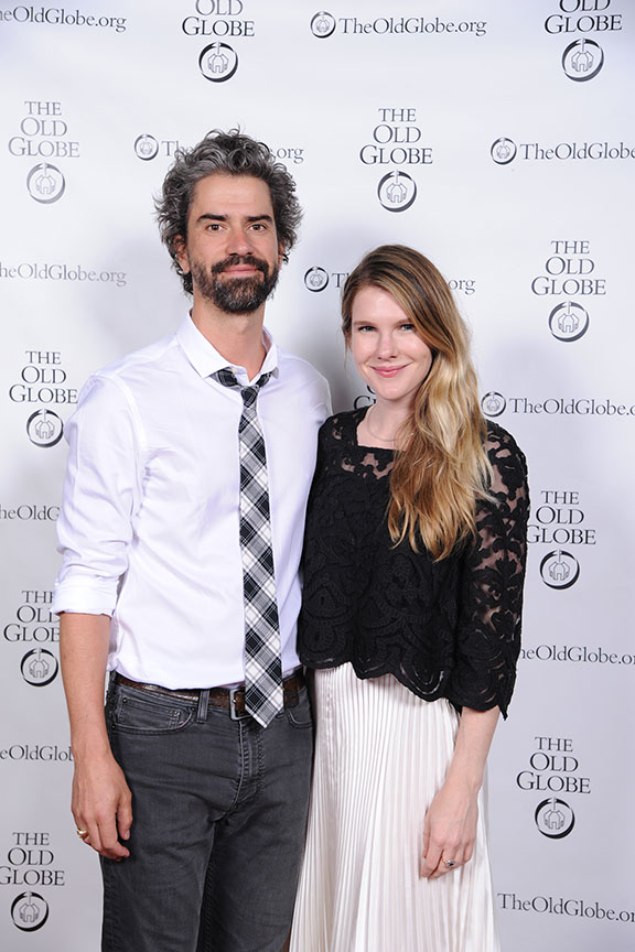 Hamish Linklater and Lily Rabe joined a constellation of luminaries to perform in Shakespeare in America at The Old Globe on June 4, kicking off the visit to San Diego of Shakespeare's First Folio. Photo by Douglas Gates.