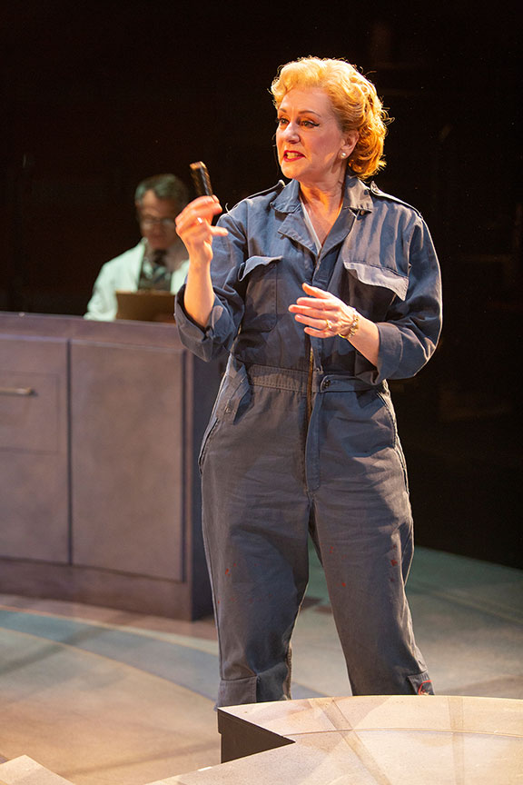 Mary Beth Fisher as Jackie Cochran in They Promised Her the Moon, running April 6 – May 12, 2019 at The Old Globe. Photo by Jim Cox.