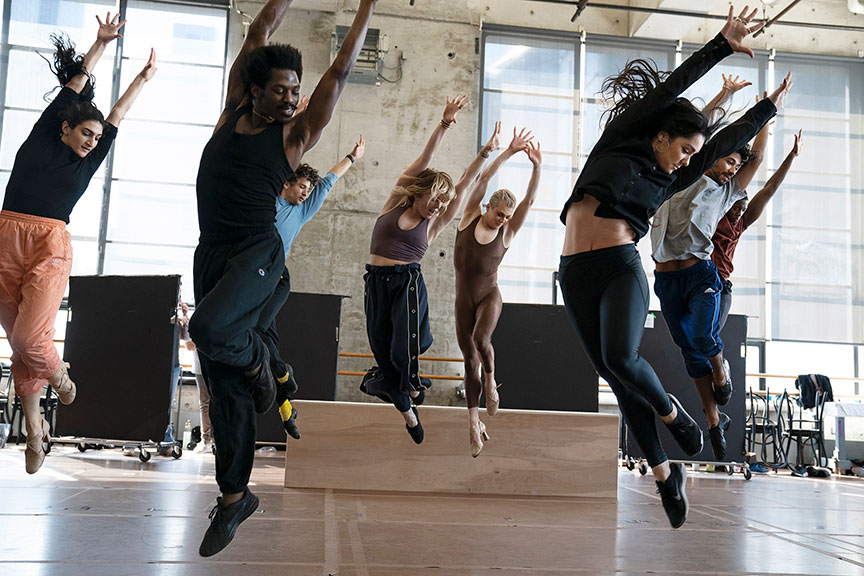 Bob Fosse's Dancin' in rehearsals. Photo by Julieta Cervantes.