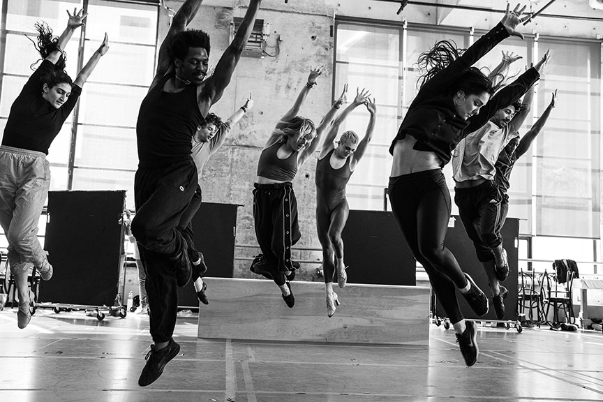 Bob Fosse's Dancin' in rehearsals. Photo by Julieta Cervantes.