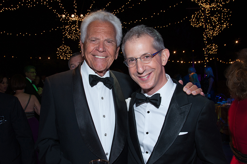 Don Cohn and Barry Edelstein at the 2016 Globe Gala – A Night of Revels – on Saturday, September 24, 2016. Photo by Bob Ross.
