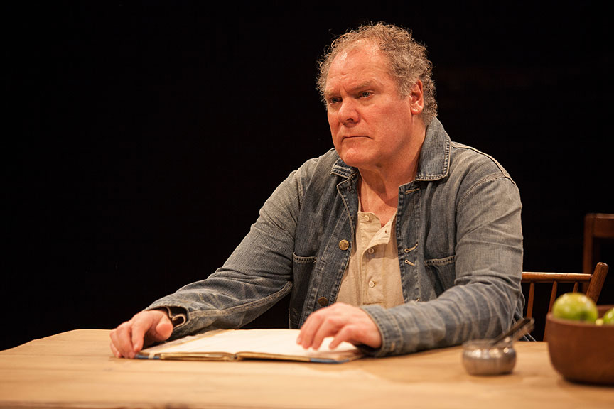 Jay O. Sanders as Ványa in Uncle Vanya, translated by Richard Pevear and Larissa Volokhonsky, directed and translated by Richard Nelson, running February 10 – March 11, 2018 at The Old Globe. Photo by Jim Cox.