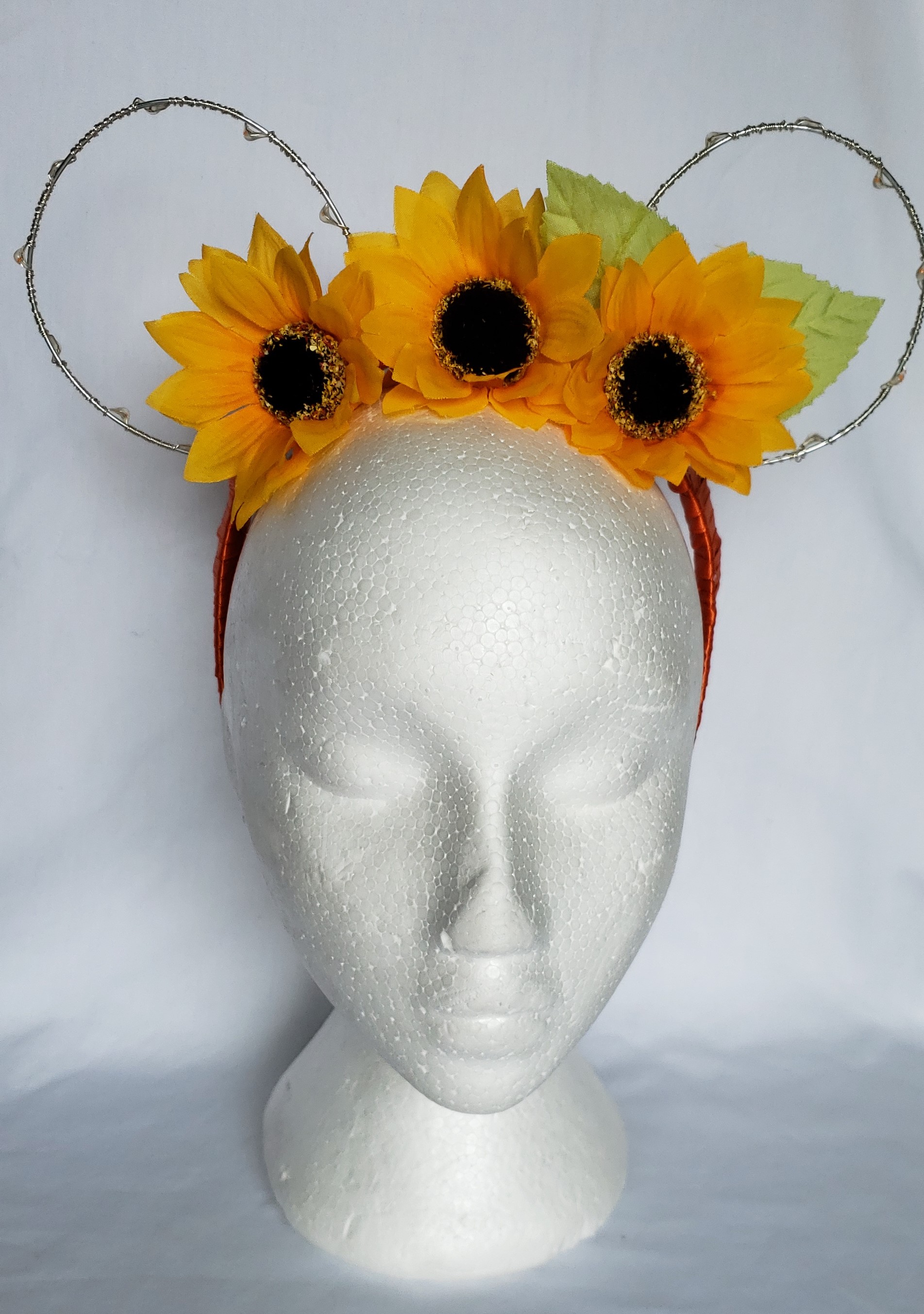 Light-Up Mouse Ears: Sunflowers